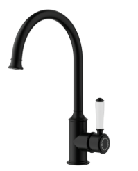 Clasico Sink Mixer Gooseneck Chrome / Ceramic Handle