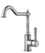 Clasico Sink Mixer Brushed Nickel