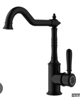 Clasico Sink Mixer Matt Black