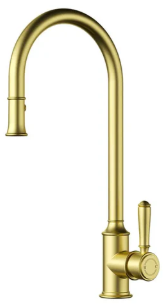 Clasico Sink Mixer Pull-out Brushed Gold