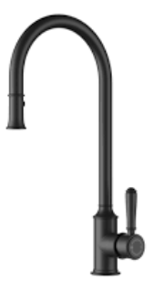 Clasico Sink Mixer Pull-out Matt Black