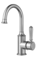 Clasico Basin Mixer Gooseneck Brushed Nickel