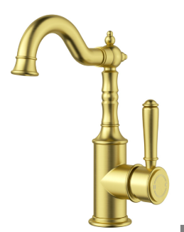 Clasico Basin Mixer Brushed Gold