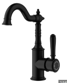 Clasico Basin Mixer Matt Black