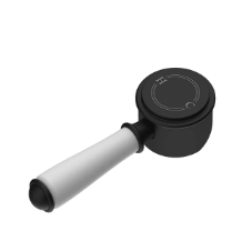 Clasico Wall Mixer Handle Matt Black / Ceramic Handle