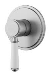 Clasico Wall Mixer Trim Kit Brushed Nickel / Ceramic Handle