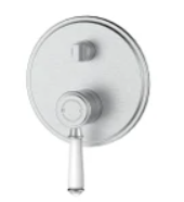 Clasico Wall Mixer Diverter Trim Kit Chrome / Ceramic Handle