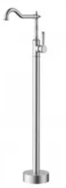 Clasico Bath Mixer Freestanding Chrome  / Ceramic Handle