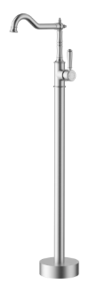 Clasico Bath Mixer Freestanding Brushed Nickel