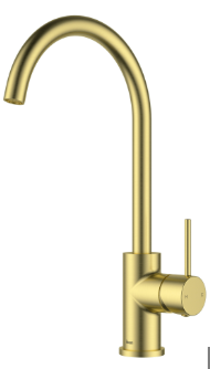 Hali Sink Mixer Brushed Gold Lead Free