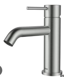 IKON-Hali Basin Mixer Brushed Nickel Lead Free