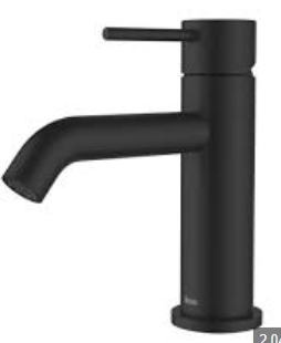 IKON-Hali Basin Mixer Matt Black Lead Free