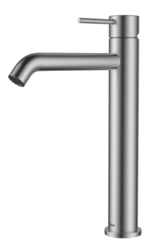 IKON-Hali Highrise Basin Mixer Brushed Nickel Lead Free