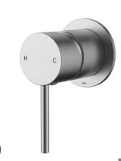 Hali Wall Mixer 60mm Cover Plate Brushed Nickel