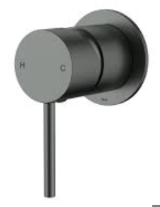 Hali Wall Mixer 60mm Cover Plate Gunmetal