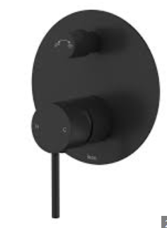 Hali Wall Mixer Diverter Matt Black