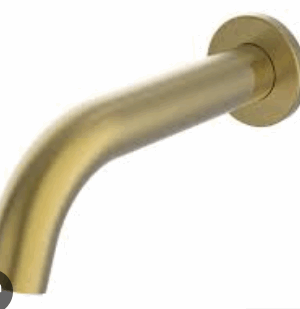 Hali Spout Curved Brushed Gold