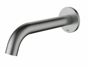 IKON Hali Matt Black Curved Bath Spout Lead Free