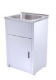 35L Standard Laundry Tub & Metal Cabinet (557 x 453)