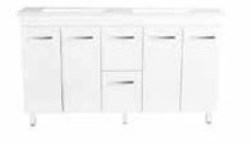 Lucia 1500 Vanity – Legs – PM – DBL