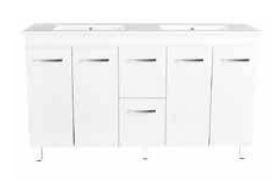 Lucia 1500 Vanity – Legs – VC – DBL
