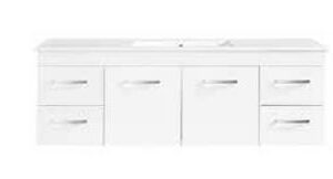 Lucia 1500 Vanity – Wall Hung – VC – SGL