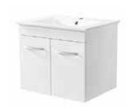 Lucia 600 Vanity – Wall Hung – VC