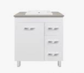Lucia 750 Vanity – LHD – Wall Hung – QS
