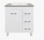 Lucia 750 Vanity – RHD – Wall Hung – QS