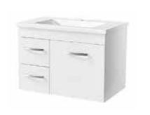 Lucia 750 Vanity – LHD – Wall Hung – PM