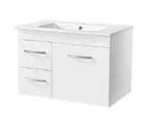 Lucia 750 Vanity – LHD – Wall Hung – VC