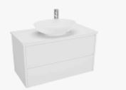 Lucia 900 Vanity – LHD – Wall Hung – QS