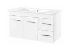 Lucia 900 Vanity – LHD – Wall Hung – VC