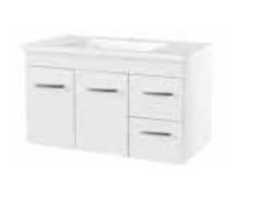Lucia 900 Vanity – RHD – Wall Hung – PM