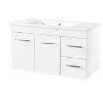 Lucia 900 Vanity – RHD – Wall Hung – VC