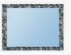 Black Rose 1200 x 700 Mirror