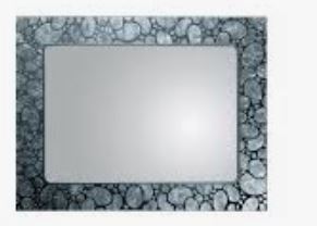 Platinum Pebble 900 x 700 Mirror