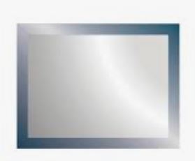 Platinum Scroll 900 x 700 Mirror