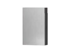 Charcoal 450 x 600 Plain Shaving Cabinet – 1 Door