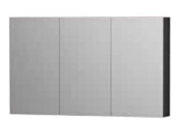 1200 x 720 Plain Shaving Cabinet – 3 Door