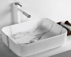 Right Angle Basin Mixer