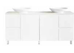 Mystique 1800 Vanity – Legs – DBL – QS