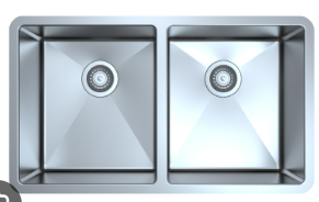 Otus Double Bowl Undermount Sink 808X470X229