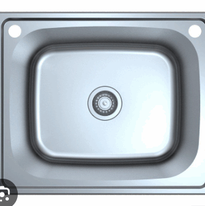 Otus Single Bowl Abovemount Laundry Sink 45L  600mm