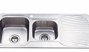 Cora 1 & 3/4 Bowl Single Drainer Sink LHB   1080mm