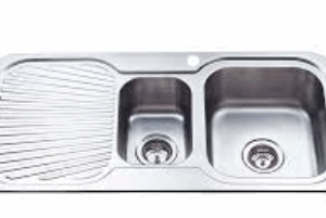 Cora 1 & 1/2 Bowl Single Drainer Sink RHB  980mm