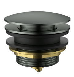 Pop-up Waste Bath Non Overflow Matt Black 40mm