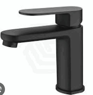 Cora  Ellipse Handle  Basin Mixer Matt Black Lead Free