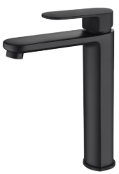Cora Basin Mixer High Rise Black