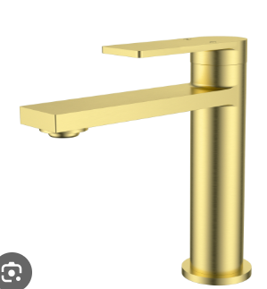 Ruki Basin Mixer Brushed Gold  Lead Free